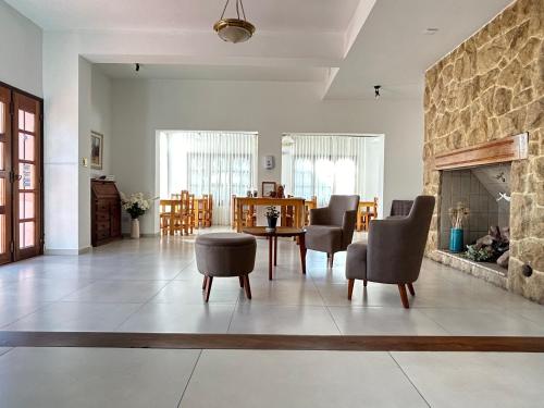 Χώρος καθιστικού στο Casa Piedra Hotel