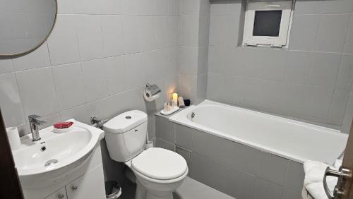 Koupelna v ubytování Relax studio Craiovita