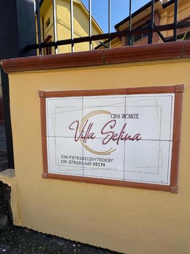 Πιστοποιητικό, βραβείο, πινακίδα ή έγγραφο που προβάλλεται στο Villa Selina