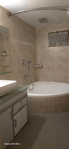 Koupelna v ubytování sea zars villa