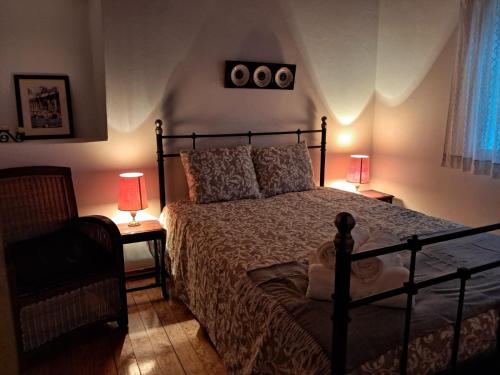 Ένα ή περισσότερα κρεβάτια σε δωμάτιο στο Casa Clementina Guest house