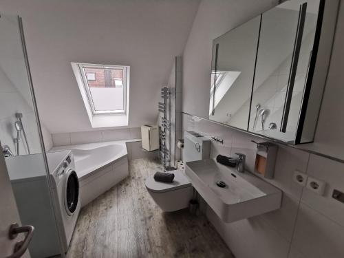 Ένα μπάνιο στο Apartments Waldbronn