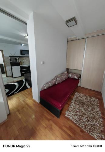 Postel nebo postele na pokoji v ubytování NikolinA