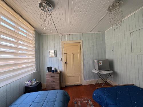 Postel nebo postele na pokoji v ubytování Puerto sureño