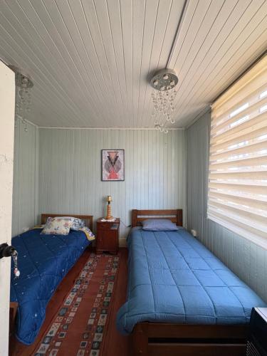 Postel nebo postele na pokoji v ubytování Puerto sureño