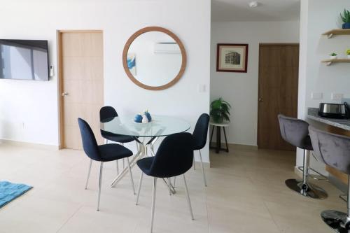 Χώρος καθιστικού στο Hermoso departamento en cerritos