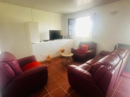 Posezení v ubytování Les locations de Miche 2ch