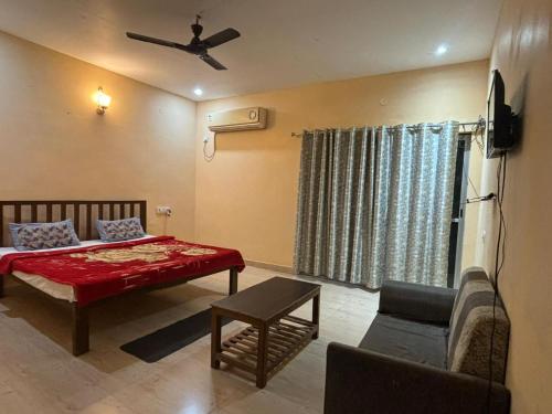 Postel nebo postele na pokoji v ubytování The Tiger's Hill Retreat