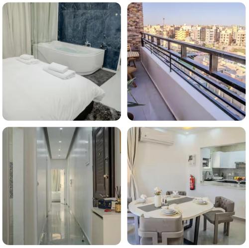 Luxury Jacuzzi Apt with AUC View