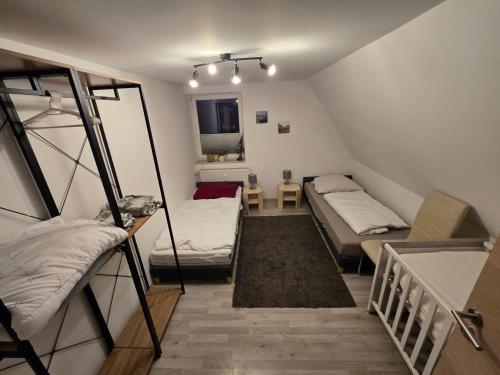 Postel nebo postele na pokoji v ubytování Ferienwohnung Rössewiese