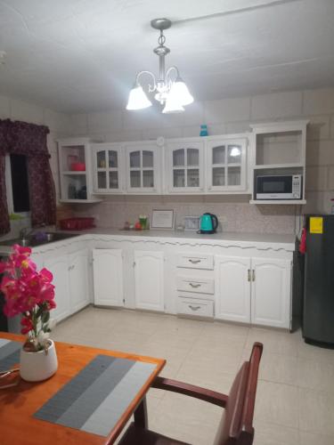 Kuchyň nebo kuchyňský kout v ubytování Love Den