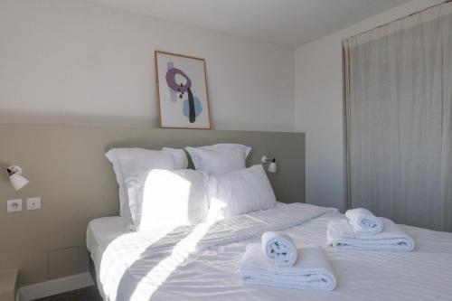 Llit o llits en una habitació de La haut