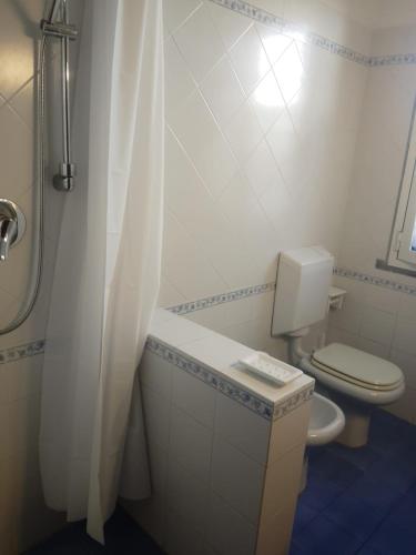 Koupelna v ubytování Villino Ida