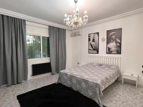 Ένα ή περισσότερα κρεβάτια σε δωμάτιο στο Spacious & aesthetic pool villa