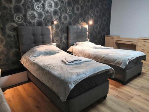 Ένα ή περισσότερα κρεβάτια σε δωμάτιο στο Apartment am Bahnhof Schwerte