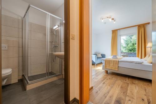 Koupelna v ubytování Pension Hofweyer