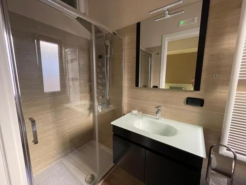 Koupelna v ubytování Casa Viale Kennedy