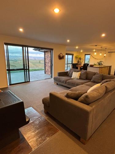 Posezení v ubytování The Home on the Hill