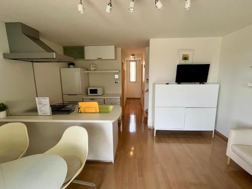 Kuchyň nebo kuchyňský kout v ubytování Nasu Townhouse S-2