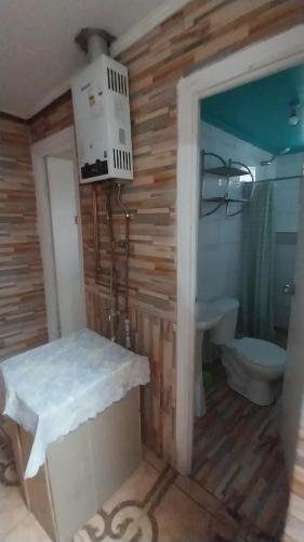 Koupelna v ubytování Hospedaje con Pensión Completa