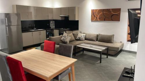 Η κουζίνα ή μικρή κουζίνα στο Appart hôtel welcome