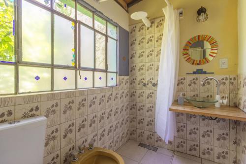 Ένα μπάνιο στο Casa del arbol hostel