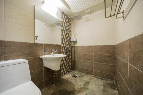 Koupelna v ubytování Yeosu Hi Motel