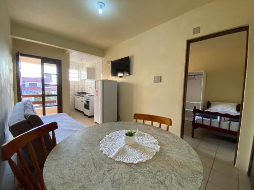 Kuchyň nebo kuchyňský kout v ubytování Pousada Nova