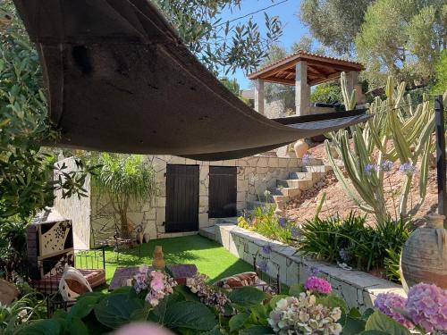 Zahrada ubytování Residence Paradisu Ajaccio