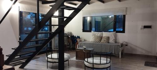 Posezení v ubytování Portal del Lago - Casa confortable cerca del lago - Hermoso atardecer