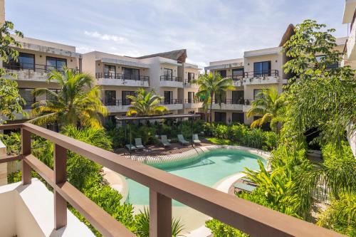 Bazén v ubytování Wayra Condos nebo v jeho okolí