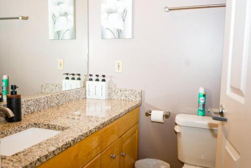 Ένα μπάνιο στο Little Peaceful Loft