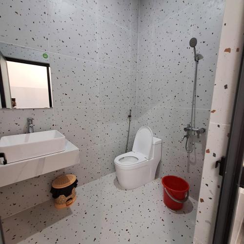 Koupelna v ubytování Pintahouse