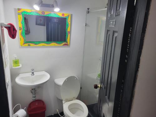 Phòng tắm tại Apartamento 201 completo Chía Norte