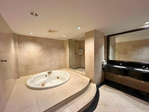 Koupelna v ubytování Seeds Hotel Premier Sri Petaling