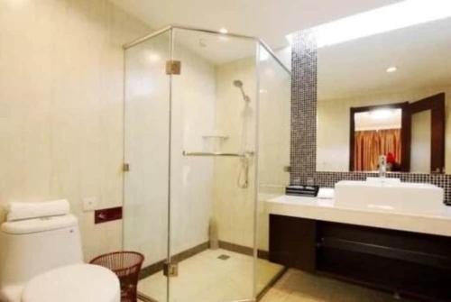 Koupelna v ubytování Qingdao TianRun JinWang Hotel