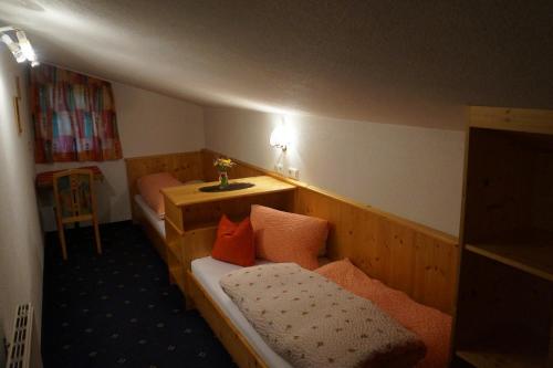 Cama o camas de una habitación en Bergfeuerhof