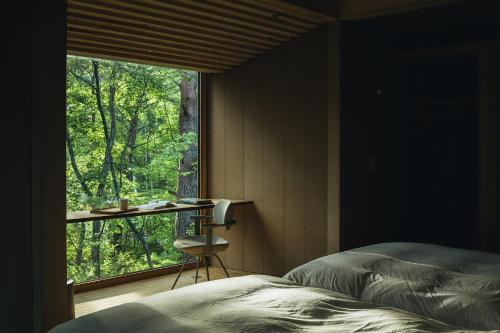 Voodi või voodid majutusasutuse SANU 2nd Home 北軽井沢 2nd toas