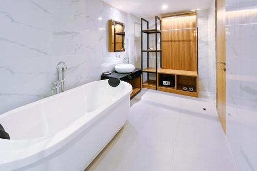 Koupelna v ubytování Front One Resort Indraloka Temanggung