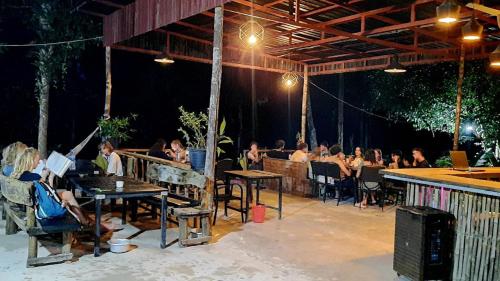 Restaurace v ubytování Koh Rong Lagoon