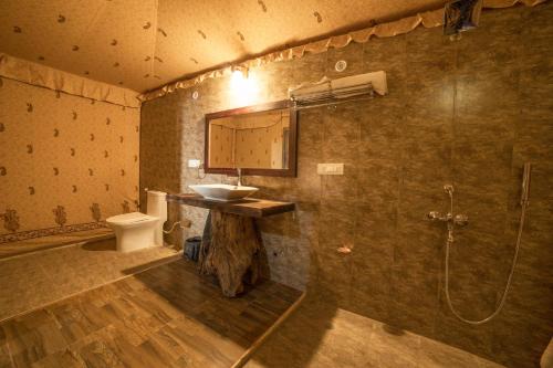 Et badeværelse på Kanota Camp Resorts