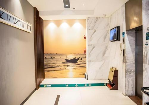 Koupelna v ubytování City Comfort Inn Beihai RT-Mart High Speed Railway Station