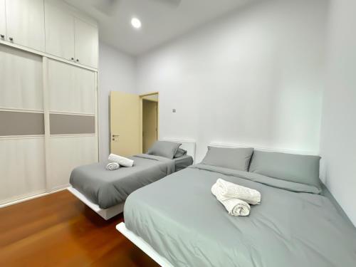 Llit o llits en una habitació de Imago Loft E by Terranova Studio