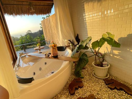 Koupelna v ubytování Gobgab Station room1