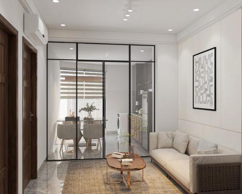 Χώρος καθιστικού στο Hai An Hotel Suites Ha Noi