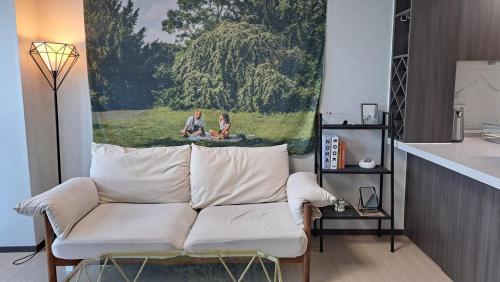 Χώρος καθιστικού στο Charman Ocean View Sunrise 10 seconds to the beach