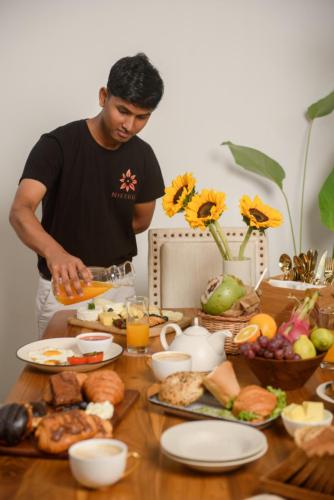 Comida en la villa o alrededores