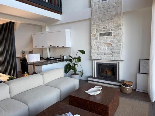 Η κουζίνα ή μικρή κουζίνα στο Voger Sapanca Lake View