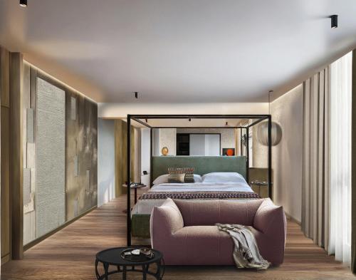 Postel nebo postele na pokoji v ubytování Park Hotel