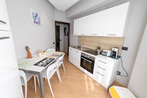 Kuchyň nebo kuchyňský kout v ubytování House Le Treemme